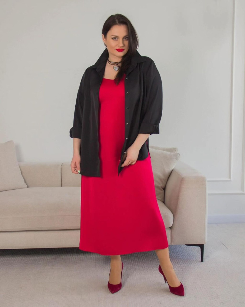 2045 платье+ рубашка